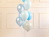 Latex balloons set, mix (1 pkt / 10 pc.)