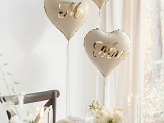 Foil balloons hearts MR and MRS, 45 cm, mix (1 pkt / 2 pc.)