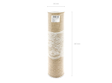 Jute table runner, 0.28x2.75m