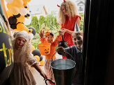 Pumpkin bucket, 20.5x15cm, mix