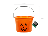 Pumpkin bucket, 20.5x15cm, mix
