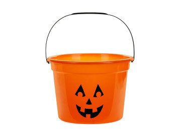 Pumpkin bucket, 20.5x15cm, mix
