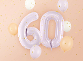 Foil Balloon Number ''6'', 72cm, purple