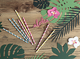 Decorations Aloha - Tropical leaves, mix (1 pkt / 21 pc.)