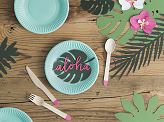Decorations Aloha - Tropical leaves, mix (1 pkt / 21 pc.)