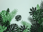 Decorations Aloha - Tropical leaves, mix (1 pkt / 21 pc.)