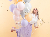 Foil balloon Heart, 75x64,5 cm, white