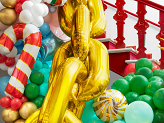 Foil balloon garland Chain, gold (1 pkt / 14 pc.)