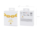 Foil balloon garland Chain, gold (1 pkt / 14 pc.)