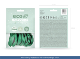 Eco Balloons 26cm pastel, green (1 pkt / 10 pc.)