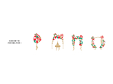 Balloon garland Candies, mix, 170x155 cm
