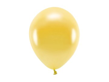 Eco Balloons 26cm metallic, light gold (1 pkt / 10 pc.)