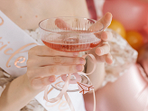 Drink tags Diamonds, 4x6.5 cm, mix (1 pkt / 10 pc.)