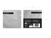 Napkins, 3 layers, silver metallic, 33x33cm (1 pkt / 20 pc.)
