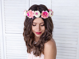Flower crown, mix, 17cm