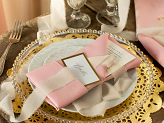 Gold plate mats, diameter approx. 35.5 cm (1 pkt / 50 pc.)