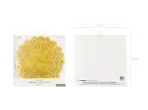 Gold plate mats, diameter approx. 35.5 cm (1 pkt / 50 pc.)