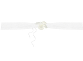 Organza garlands, cream, 1.8m (1 pkt / 2 pc.)