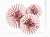 Decorative Rosettes, dusty rose (1 pkt / 3 pc.)