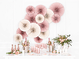 Decorative Rosettes, dusty rose (1 pkt / 3 pc.)