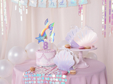 Sequin Table Runner, iridescent, 0.3x2.13m