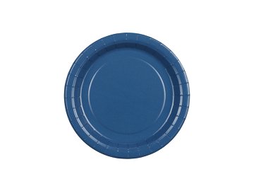 Paper Plates, dark blue, 18 cm (1 pkt / 6 pc.)