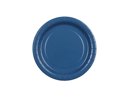 Paper Plates, dark blue, 18 cm