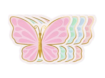 Butterfly Napkins, Mix, 16x12 cm (1 pkt / 12 pc.)
