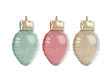 Foil balloon Christmas lights, 100x60 cm, green-red-gold (1 pkt / 3 pc.)