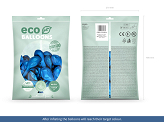 Eco Balloons 30cm metallic, blue (1 pkt / 100 pc.)