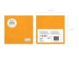 Paper Napkins, light orange, 33x33 cm (1 pkt / 20 pc.)