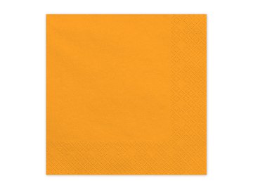 Paper Napkins, light orange, 33x33 cm (1 pkt / 20 pc.)