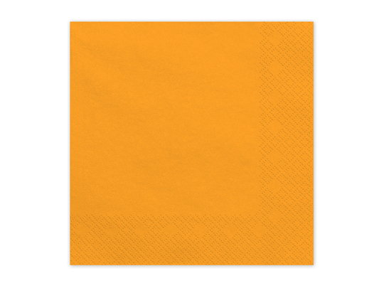Paper Napkins, light orange, 33x33 cm (1 pkt / 20 pc.)