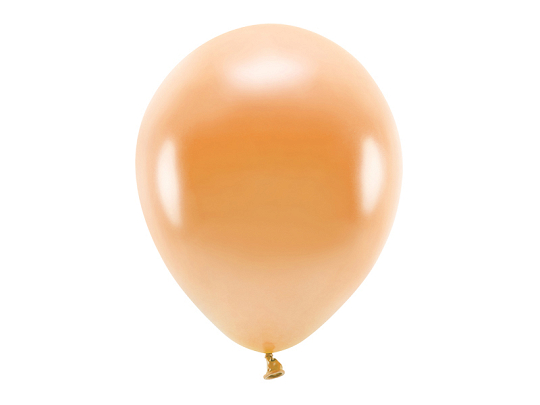 Eco Balloons 30cm metallic, orange (1 pkt / 100 pc.)