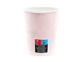 Cups Happy B'day!, light powder pink, 220ml (1 pkt / 6 pc.)
