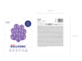 Strong Balloons 30cm, Metallic Purple (1 pkt / 10 pc.)