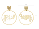 Hanging decoration Mr Mrs, 38cm (1 pkt / 2 pc.)