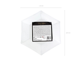 Plates Let's Celebrate, black, 20 cm (1 pkt / 6 pc.)