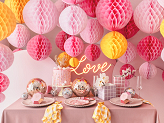 Paper plates Ring, mix, 18x25.5 cm (1 pkt / 6 pc.)