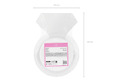 Paper plates Ring, mix, 18x25.5 cm (1 pkt / 6 pc.)