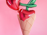 Foil balloon Cherry, 88x73cm, mix