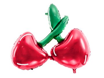 Foil balloon Cherry, 88x73cm, mix