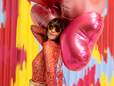 Foil balloon Heart, 75x64,5 cm, rosegold