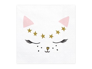 Napkins Kitty, 33x33cm (1 pkt / 20 pc.)