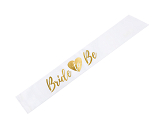 Sash Bride to be, white, 75cm