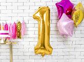 Foil Balloon Number ''1'', 86cm, gold