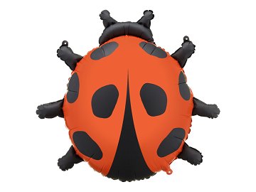 Ladybug Foil Balloon, 85x83 cm, mix