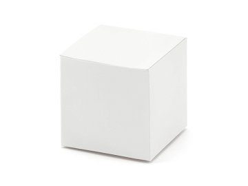 Square boxes, white (1 pkt / 10 pc.)