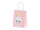 Gift bag Boo, pink, 14x18x8cm