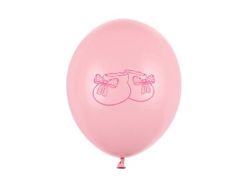 Balloons 30cm, Bootee, Pastel Baby Pink (1 pkt / 50 pc.)